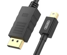 UNITEK Y-C611BK Unitek kabelis miniDisplayPort į DisplayPort M/M, 2m Y-C611BK