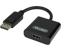 AV Unitek DisplayPort – juodas HDMI adapteris (Y-5118DA)