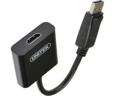 AV Unitek DisplayPort – juodas HDMI adapteris (Y-5118DA)