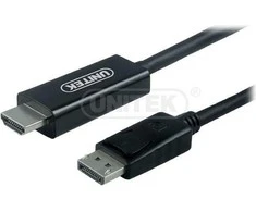 UNITEK Y-5118CA Unitek kabelis DisplayPort prie HDMI 1.8m Y-5118CA