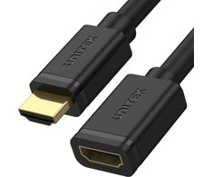 UNITEK Y-C166K ilginimo kabelis HDMI v.2.0 M/F3m