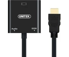 UNITEK Y-6333 Unitek HDMI į VGA adapteris + garsas, Y-6333