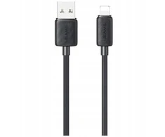 Kabelis USAMS KY Series US-SJ689 2.4A USB-A į Lightning 1m juodos spalvos