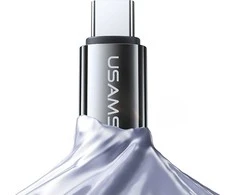 USAMS TC serijos SJ749 30W USB-C į Lightning kabelis 1.2 m, tamsinti