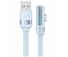 Kabelis USAMS US-SJ651 USB-A/USB-C mėlynas
