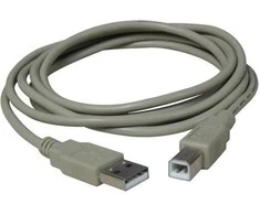 Lama Plus USB kabelis (2.0), USB A M - USB B (M), 5m, juoda