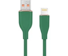 USB 2.0 AM/8 kontaktų Lightning M laidas 1,5 m Gembird žalia