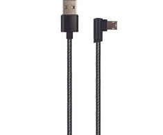 Kabelis USB 2GO USB-B - micro-B 1 m Juodas (797005)
