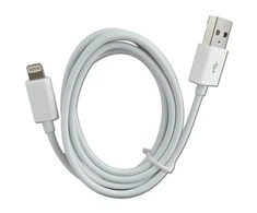 USB kabelis 2GO USB-A - Žaibas 1 m Balta (794888)