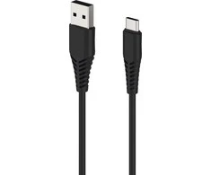 2GO Ladekabel USB kabelis - juodas - 100 cm, skirtas USB Type-C