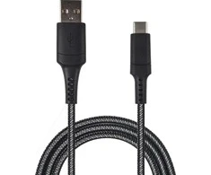 Kabelis USB 2GO USB-B - USB-C 1 m Juodas (795822)