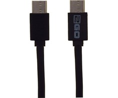 USB kabelis 2GO USB-C - USB-C 1 m Juodas (795849)