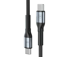 3Mk Protection 3mk Hyper Cable N-SERIES USB-C / USB-C 1.5m PD 3.0 QC 3.0 20V / 5A 100W - juodas