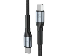 3Mk Protection Accessories - 3mk Hyper Cable N-SERIES C to C 3m PD 3.0 QC 3.0 48V/5A 240W Juodas