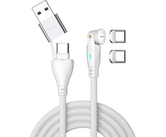 USB kabelis 4smarts USB-C - USB-C 1.8 m Baltas (541236)