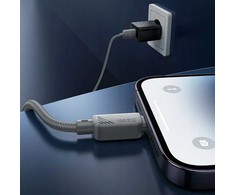 USB A tipo į „Lightning“ tipo laidas Hoco 2,4A, 1 m, X113, pilka