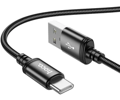 Cable USB A į USB C Hoco 3A 2 m X89 juodas