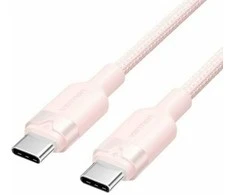 Kabelis USB Vention USB-C - USB-C 2 m Rožinė (S9915443)
