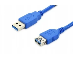Accura USB-A - USB-A 1.8m M/F mėlyna