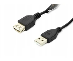Accura USB-A - USB-A 3.0m M/F juoda