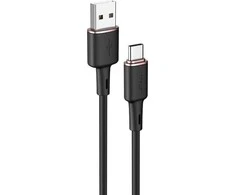 USB laidas Acefast C2-04 USB-A į USB-C 1.2m juodas