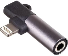 USB kabelis Akyga Žaibas - mini Jack 3,5 mm Juodas (AK- AD- 63)