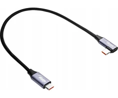 AKYGA Cable USB AK-USB-53 USB type C m / USB type C m Angle ver. 2.0 60W 0.3m