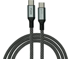 Kabelis USB Alcasa kabelis USB USB 2.0 USB C Juodas, Baltas (2060-MT010SW)
