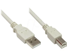 Good Connections Kabelis USB Alcasa USB-A - USB-B 0.25 m Pilka (2510-025)