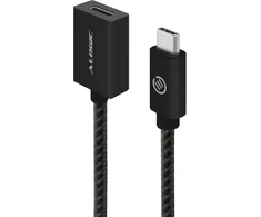 Kabelis USB Alogic USB 3.2 Przedłużający Typ C -C M/F 0,5 m Juodas (MU31CC-EXT-050BLK)