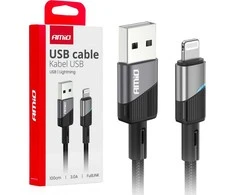 USB į Lightning kabelis 3A 100 cm FullLINK AMIO-03925
