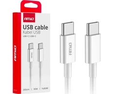USB-C – USB-C kabelis 60W 200cm FullLINK AMIO-03897