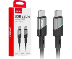 USB-C į USB-C kabelis 60W 100 cm FullLINK AMIO-03926