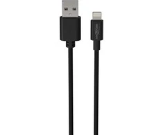 USB kabelis Ansmann USB-A - Žaibas 1 m Juodas (1700- 0131)