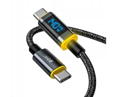 USB kabelis AOHI MAGLINE+ USB-C su LED ekranu 140 W 1,2 m (AOC-L010)