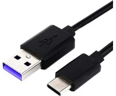 Kk21T USB C tipo kabelis 1 m juodas
