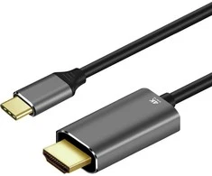 ART CABLE USB-C kištukas / HDMI 2.0 kištukas 4K 60Hz ALU originalus 1.8m