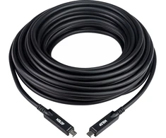 Kabelis USB Aten UE3415F USB-C Ultra HD Active Optical 15 m 15 Gbit/s 60 W Juodas (UE3415F-AT)