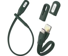 Riposo USB laidas apyrankė įvairių spalvų Juoda
