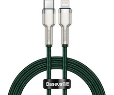 USB kabelis Baseus USB-C - Žaibas 1 m žalias (baseus _ 20210316152823)