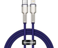 USB kabelis Baseus USB-C - Žaibas 1 m Violetinė (baseus _ 20210316153516)
