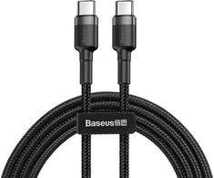 Baseus Cafule kabelis USB-C PD 2.0 QC 3.0 60W 2m - Pilka / Juoda