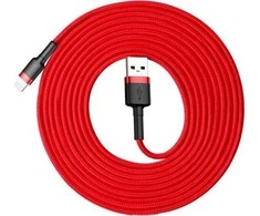Baseus Cafule kabelis USB - Lightning 2A 3m - Raudonas