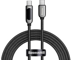 USB į USB-C Baseus laidas 100W, 2m - juodas