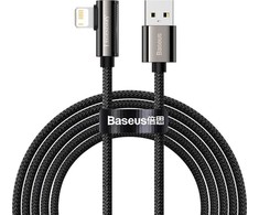 USB kabelis Baseus Legend iš USB į Lightning 2.4A 2.0m juodas CALCS-A01