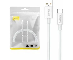 USB laidas per USB-C Baseus Superior 100 W 1.5 m (baltas)