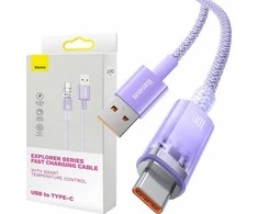 Greitas įkrovimas USB-C Baseus Flash, QC 3.0, Huawei SCP, Samsung AFC, 5A, 1m (žalia)