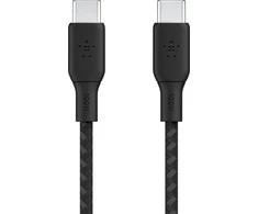 BELKIN BRAIDED USB-C/USB-C/KABELIS PALAIKIA GREITĄ ĮKROVIMĄ