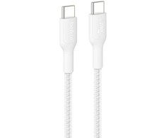 Kabelis USB Belkin Kabelis USB-C/USB-c 240W 2m pleciony, balta CAB025hq2MWH