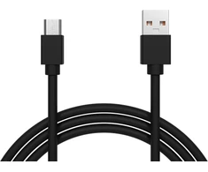 Blow USB A – micro B jungtis 1.0 m juoda HQ